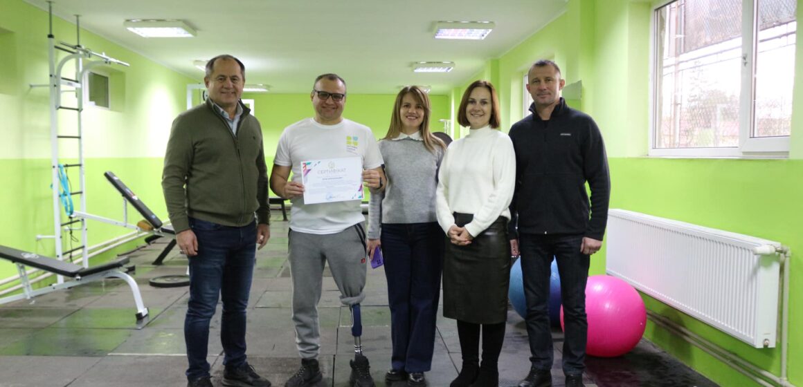 У Коломиї працює спортивний зал, повністю адаптований для людей з інвалідністю