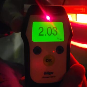 У Франківську патрульні склали адміністративні матеріали на нетверезого водія, позбавленого права керування
