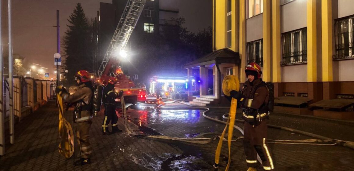 В Івано-Франківську горів вищий навчальний заклад