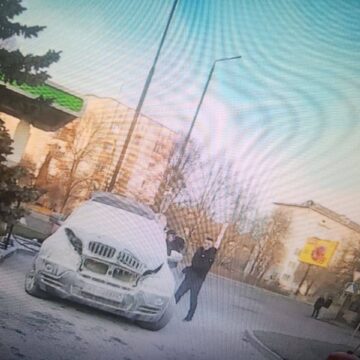 В Івано-Франківську на АЗС горіло BMW (ФОТО)