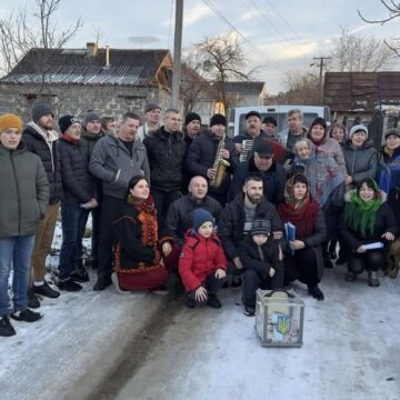 Вістівчани колядували на ЗСУ