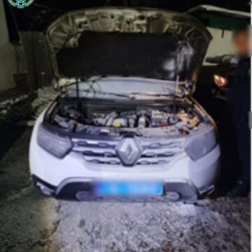 На Косівщині судитимуть молодика, який підпалив поліцейський автомобіль (ФОТО)
