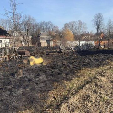 На місці пожежі сухої трави в Брошнів-Осадській громаді виявили тіло чоловіка