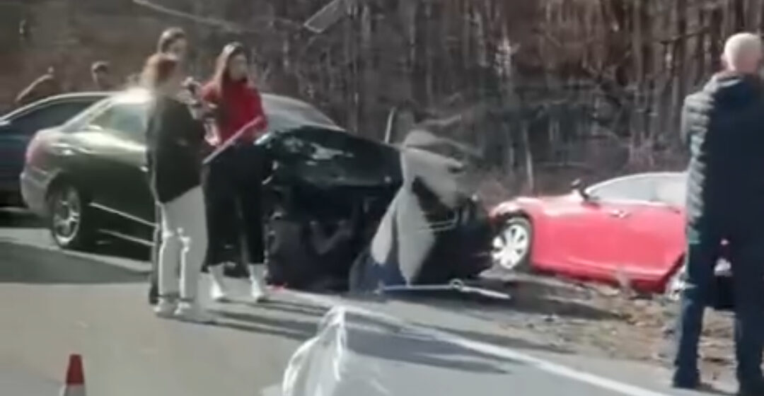 На Калущині сталась ДТП за участі чотирьох автомобілів (ВІДЕО)