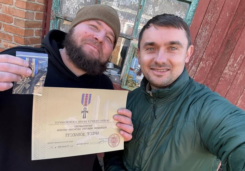 Зенітника з Франківська Дениса Войтулевича нагороджено «Хрестом доблесті»