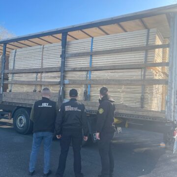 Підприємиця з Прикарпаття намагалась незаконно вивезти деревину до Європи (ФОТО)