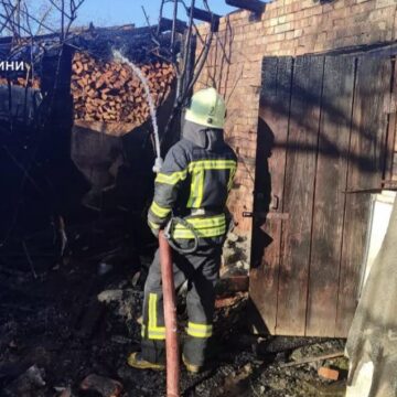 Вогнеборці ліквідували пожежу господарської будівлі на Коломийщині