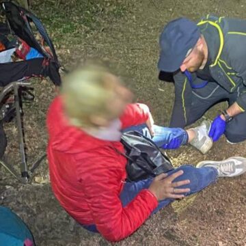 У Вовчинецьких горах жінка травмувала ногу У Вовчинецьких горах жінка травмувала ногу