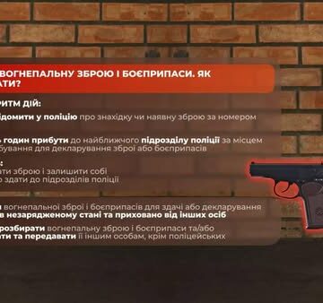 Прикарпатські поліцейські нагадують громадянам про важливість декларування вогнепальної зброї