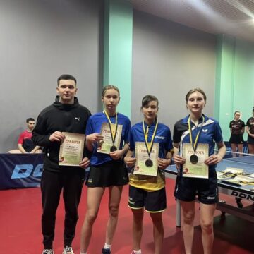 Рогатинка Тетяна Пукало здобула медаль чемпіонату України з настільного тенісу серед дорослих