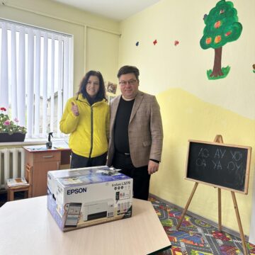 Керівникам дитячих садочків Заболотівської громади передали оргтехніку