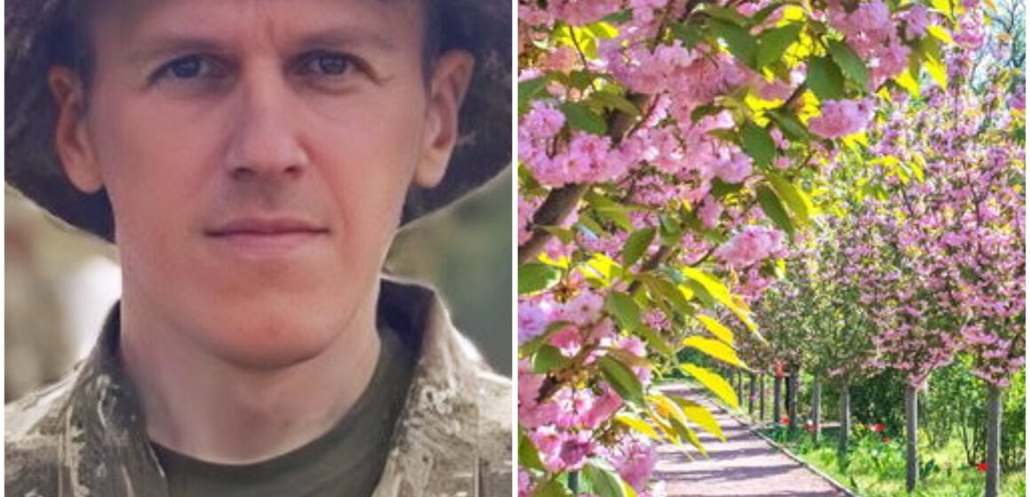 Сім’я загиблого воїна Степана Бажика з Франківщини в пам’ять про нього висадила алею сакур