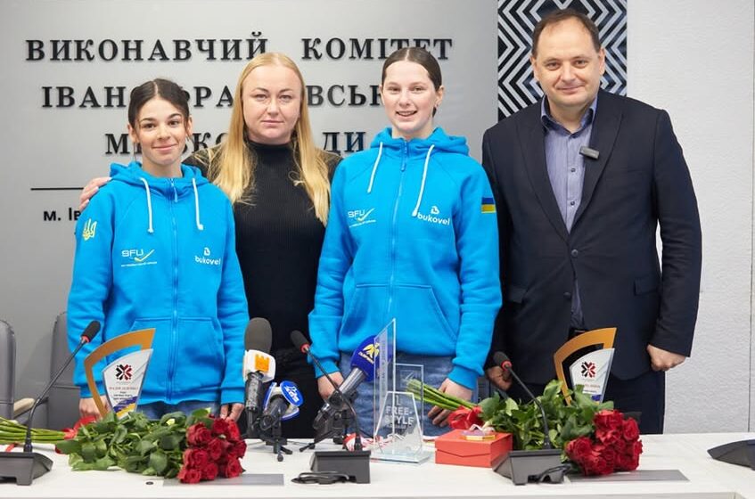 “Повітряні акробатки” з Івано-Франківська стали призерками Кубку Європи з фристайлу