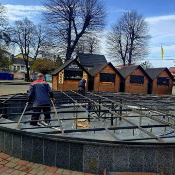 На Великдень у центрі Калуша запрацює фонтан