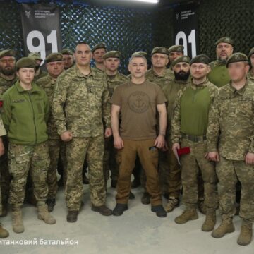 Бійців 91-го окремого батальйону відзначили державними нагородами (ФОТО)