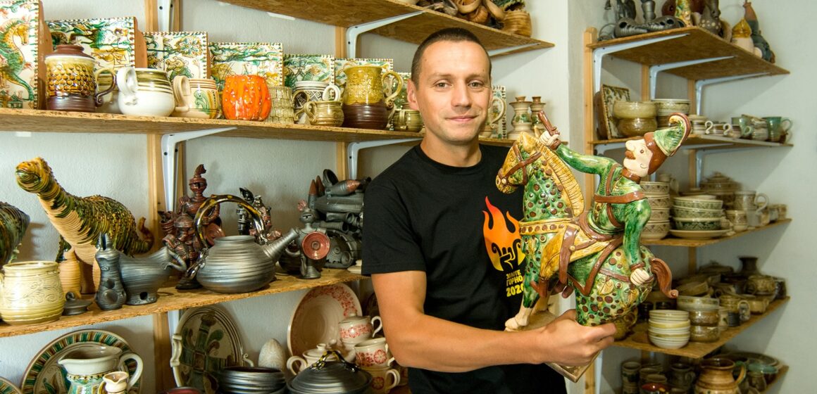 Талант, помножений на драйв і харизму: історія косівського кераміста-новатора Сергія Дутки (ФОТО)