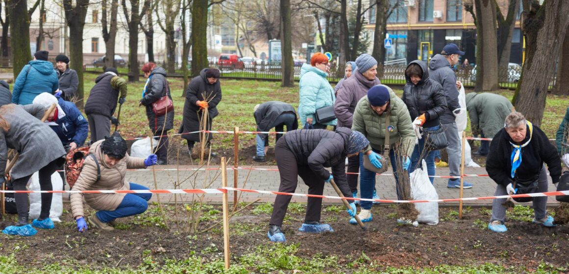 У Івано-Франківську висадили материнську алею памʼяті