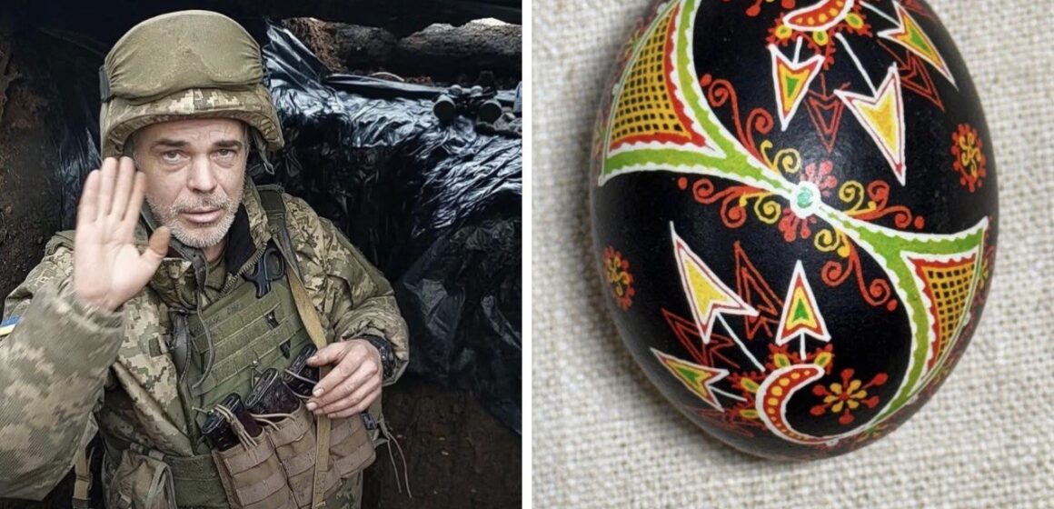 Написана під канонадою артилерії: відомий писанкар, воїн ЗСУ Олег Кіращук передав у Музей писанкового мистецтва унікальний писанку