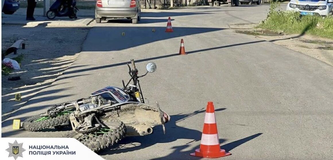 На Надвірнянщині мотоцикліст потрапив у ДТП
