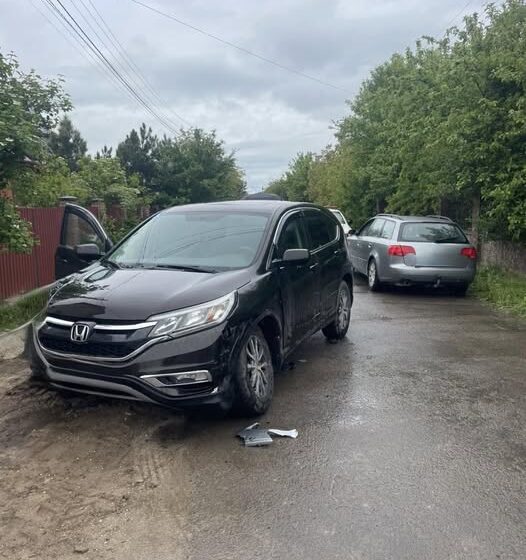 Патрульні склали адмінматеріали на водія із ознаками сп’яніння, який скоїв ДТП