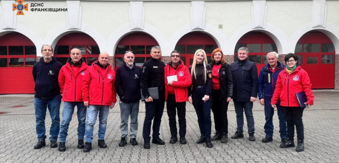 Італійська делегація відвідала рятувальників Івано-Франківщини 