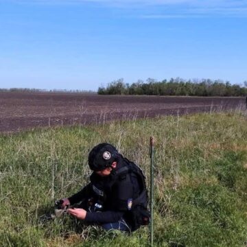 Прикарпатські піротехніки розмінували 78 гектарів території на Херсонщині Прикарпатські піротехніки розмінували 78 гектарів території на Херсонщині