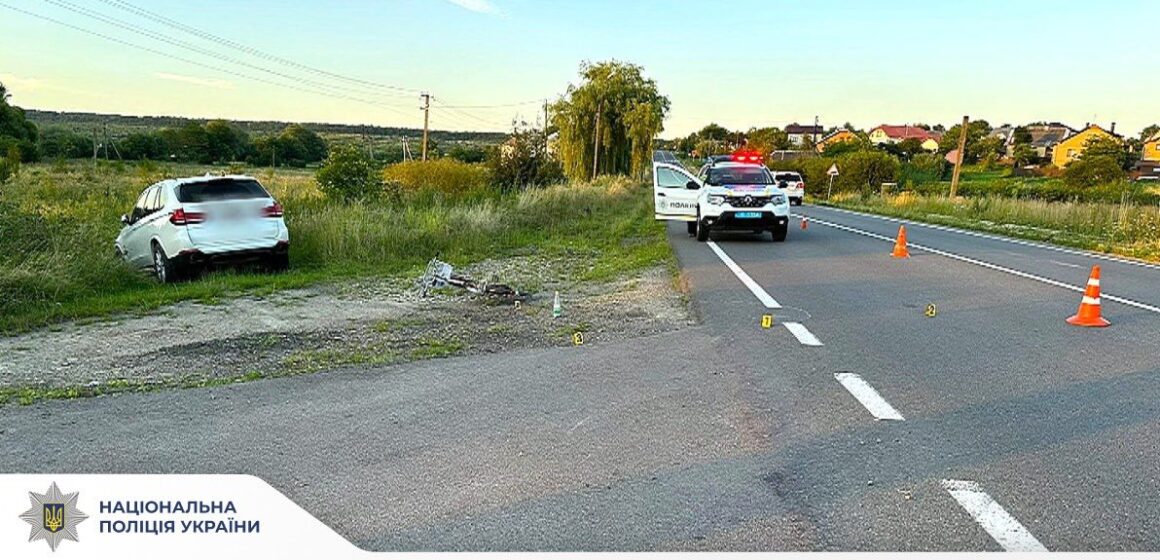 На Прикарпатті водійка BMW збила 64-річну велосипедистку (ФОТО)