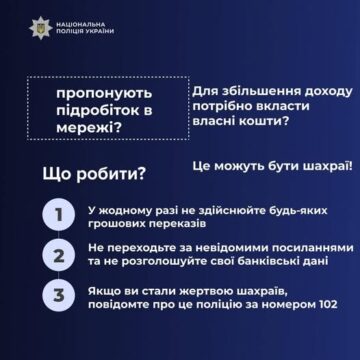 Гроші за бронювання готелів: поліція Прикарпаття застерігає як не стати жертвою шахраїв Гроші за бронювання готелів: поліція Прикарпаття застерігає як не стати жертвою шахраїв