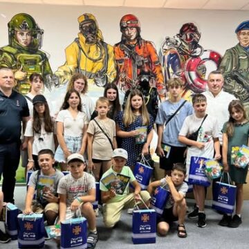 Для дітей загиблих та важкопоранених рятувальників Прикарпаття організували пізнавальне дозвілля