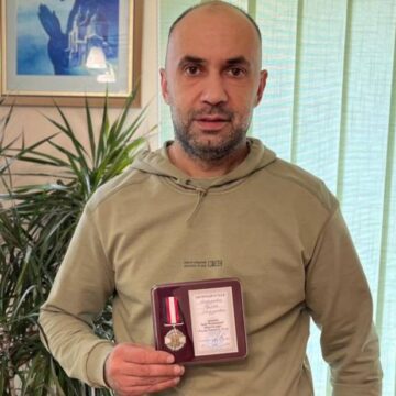 Ветеран Руслан Маринович із Бурштина нагороджений медаллю “Лицар бойового чину”