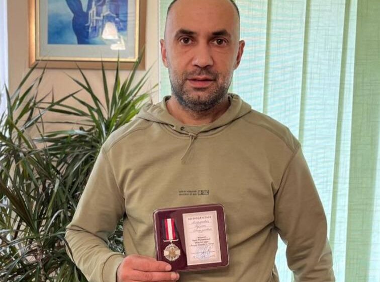 Ветеран Руслан Маринович із Бурштина нагороджений медаллю “Лицар бойового чину”