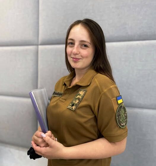 Психологиня КЗ «Дім Воїна» Софія Костик доєдналась до лав Національної гвардії України