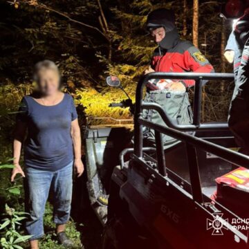 Заблукала під час збирання грибів: на Богородчанщині рятувальники розшукали в лісі жінку