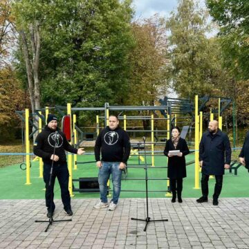 У Галицькій громаді відкрили спортивний майданчик для підтримки ветеранів