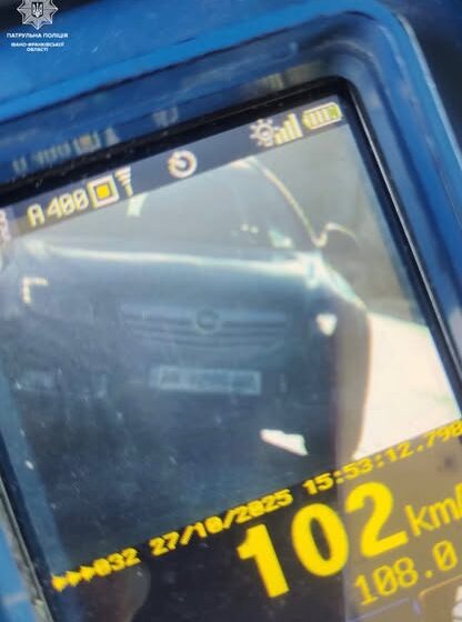 З початку року франківські патрульні винесли 16016 постанов на порушників швидкісного режиму