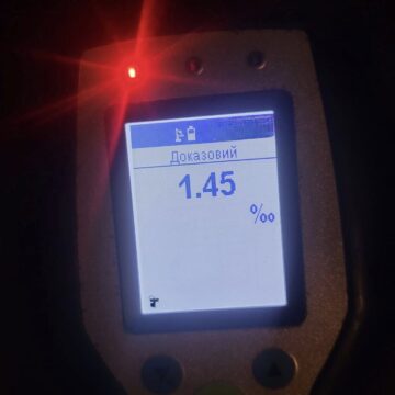 В Івано-Франківську в комендантську годину зупинили нетверезого водія