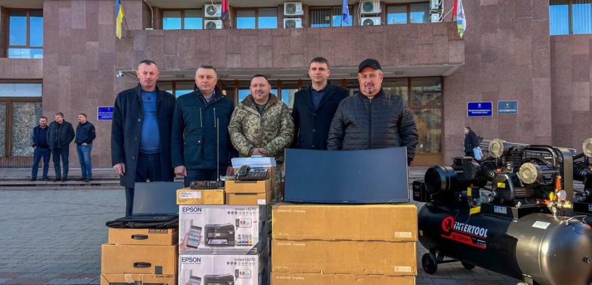 Прикарпатському зенітно-кулеметному батальйону передали обладнання на понад пів мільйона гривень