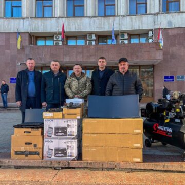 Прикарпатському зенітно-кулеметному батальйону передали обладнання на понад пів мільйона гривень