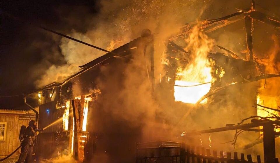 У Солотвинській громаді під час пожежі будинку загинув чоловік