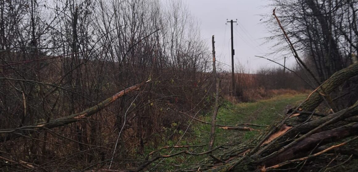 Через негоду в Івано-Франківській області знеструмлено 5 населених пунктів повністю та 18 – частково