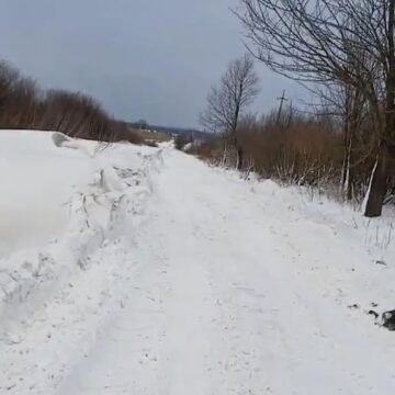 Снігові перемети знову заблокували частину доріг у Городенківській та Чернелицькій громадах