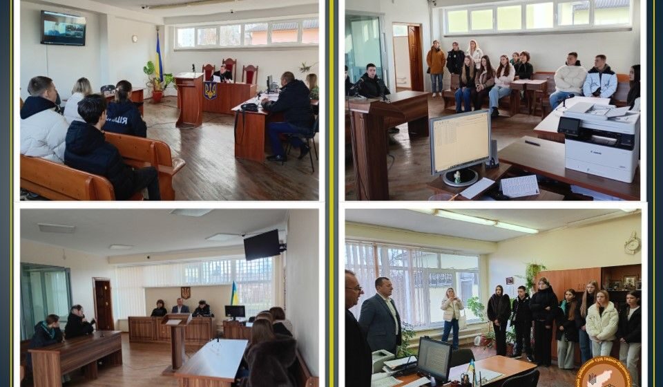 Правосуддя зблизька: десятикласники Долинського ліцею “Інтелект” завітали  до суду