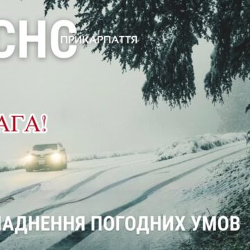 Вітер, снігопади, хуртовини: прикарпатців попереджають про погіршення погодних умов 30 та 31 грудня