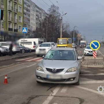 За минулу добу в обласному центрі травмувалися троє пішоходів