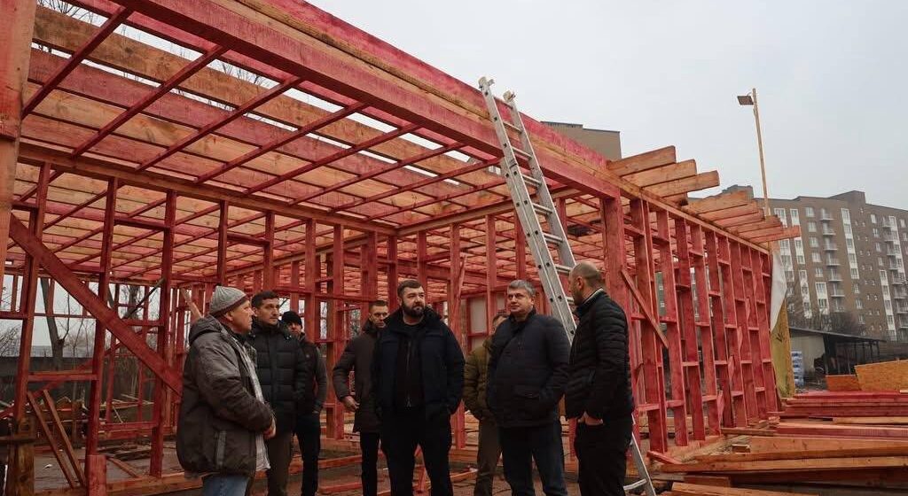 Перший заступник Міністра у справах ветеранів України перевірив хід будівництва ветеранського простору на Прикарпатті