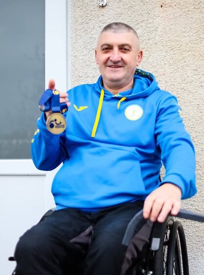 Тисменичанин Василь Петрунів здобув бронзову медаль на Чемпіонаті Європи з паранастільного тенісу