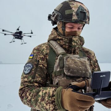 “Крила Борея”: на Прикарпатті гвардійці відпрацьовують роботу з важкими ударними дронами