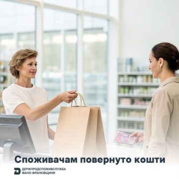 Торік на Прикарпатті споживачам повернули 457 тисяч 630 гривень за неякісні товари та послуги