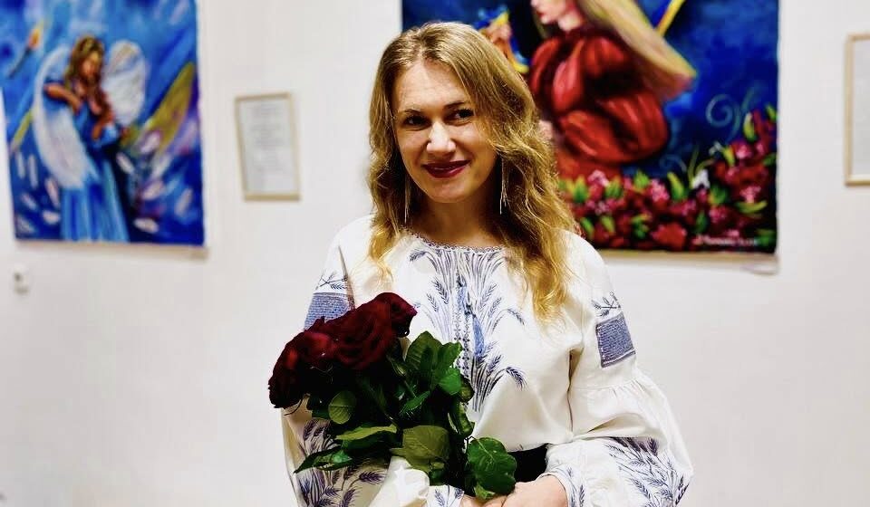 «Шлях України. Душа нації»: у Франківську відкрили виставку художниці Ольги Чолінської (ФОТО)
