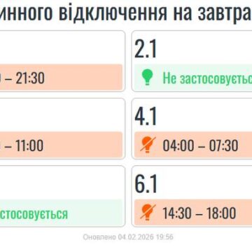 Не для всіх черг: сьогодні, 5 лютого, на Прикарпатті будуть діяти ГПВ